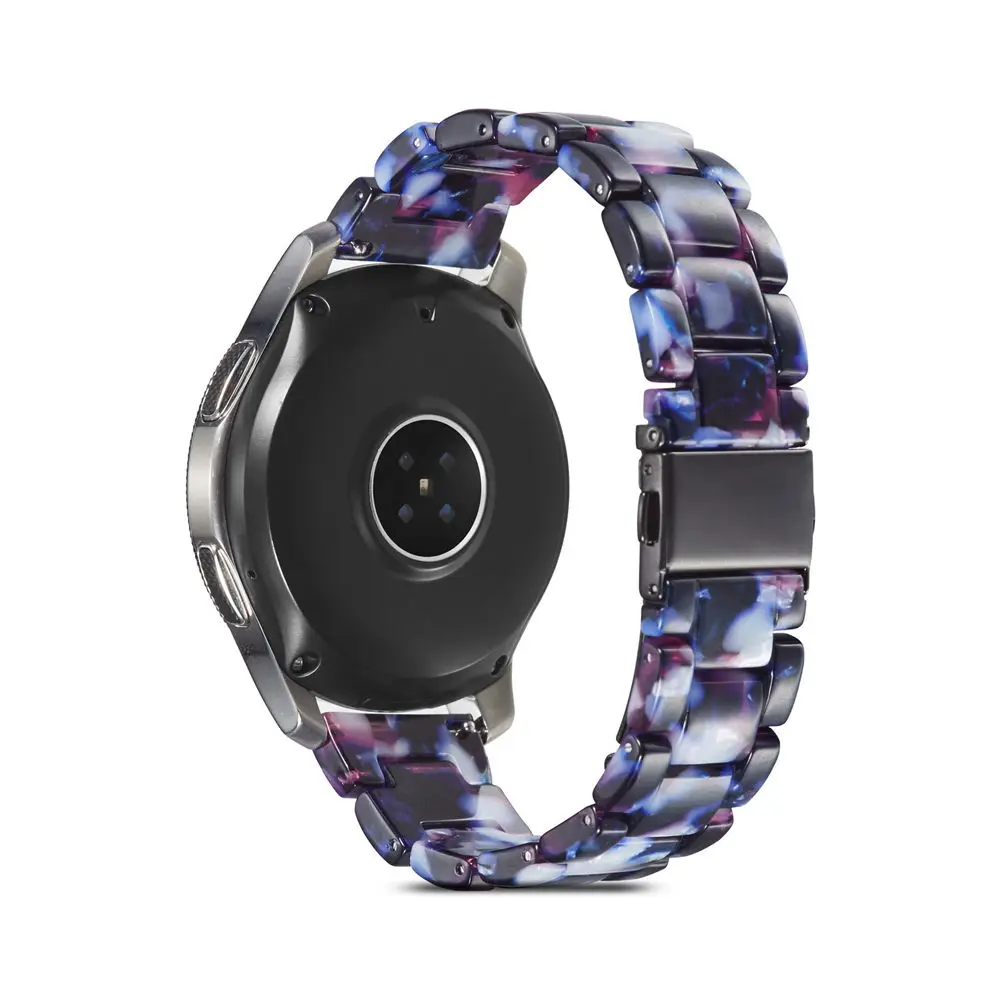 22 мм Универсальный Цветной полимерный ремешок для samsung Galaxy Watch 46 мм gear S3 Band Amazfit/huawei Watch GT 2/Pebble Time ремешок