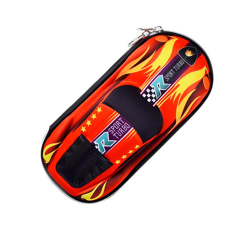 New Car Pencil Box Waterproof Large Capacity Pencilcase for Boys EVA Materials Pen Case Multifunction Stationery Box Shcool