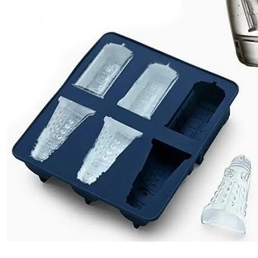 Doctor Who Food Grade Ice Tray Candy Jello Chocolate Mold Kitchen Ware