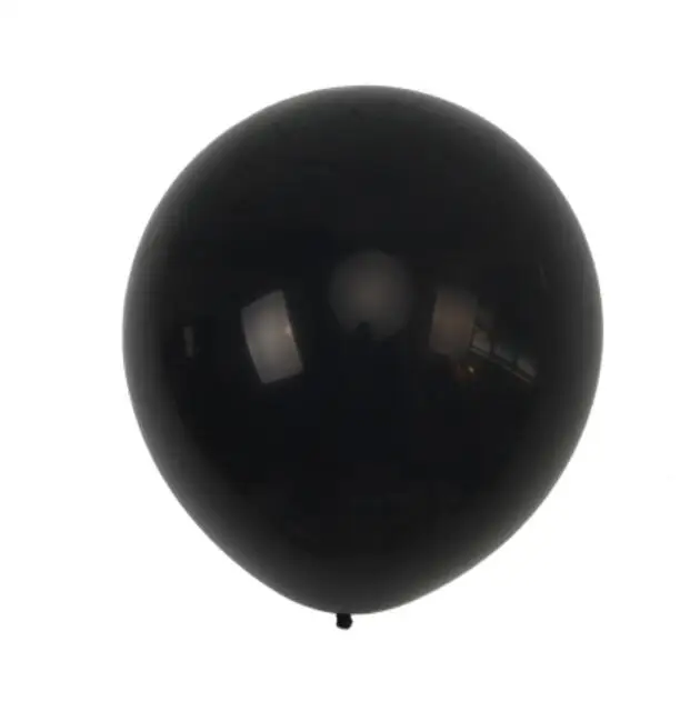 Большой латексный воздушный шар, 6 шт., большие воздушные шары для золотой фотосессии/дня рождения/свадебной вечеринки/фестиваля/события/карнавала, Декор - Цвет: Black