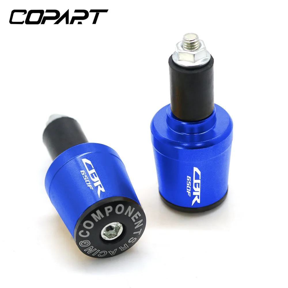 Для Honda CBR929RR CBR 929 CBR929 RR Все Год аксессуары для мотоциклов CNC 7/" 22 мм ручки для руля рукоятка Крышка заглушки - Цвет: Синий