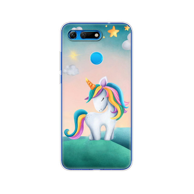 for Honor View 20 V20 Case TPU Funda Soft Silicone Cover For Honor V20 Capa Cute Animal pattern Silicone Phone