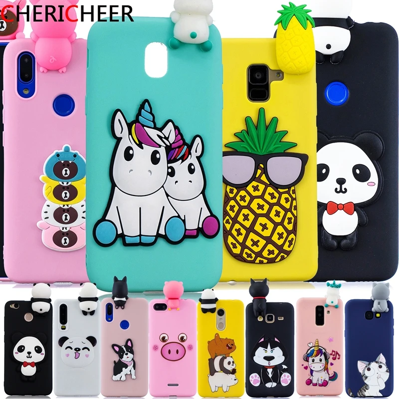 3D Cartoon Unicorn Redmi 8 Case For Xiaomi 8A Note Pro Cute Toys Soft Silicone Cover |