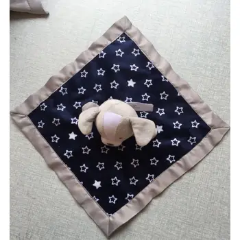 

Baby Pacifier Appease Soothe Towel Cute Cartoon Dog Soft Plush Nursing Stuffed Doll Infant Teether Rattles Handshake Bell