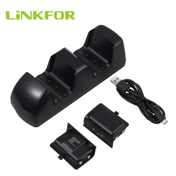 

LiNKFOR For Xbox One controller Twin Charging Station & Battery Packs Docking Charging Station Docking Station
