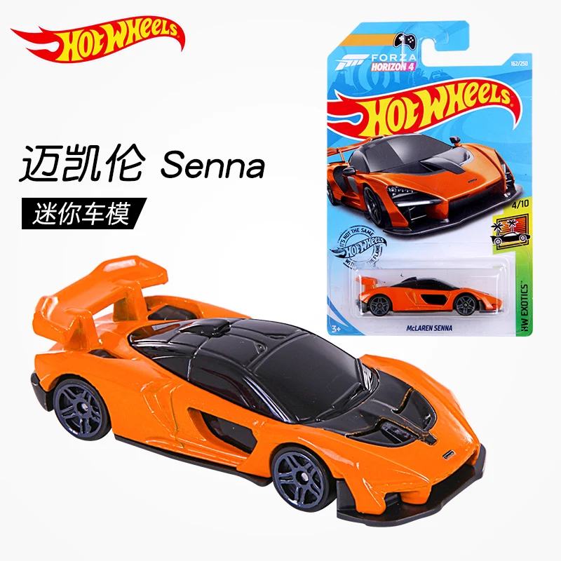 Hot Wheels 1:64 MCLAREN SENNA (Super Run car) HW EXOTICS Коллекционное издание литье под давлением модель