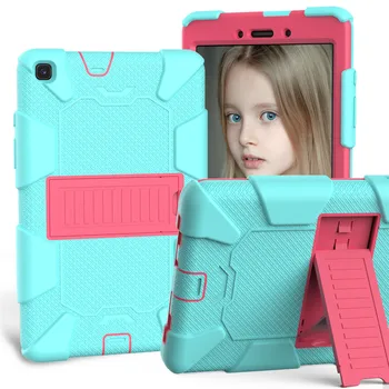 

Shockproof Silicon PC Hybrid Stand Kids Case Safe Tablet Back Cover For Samsung Galaxy Tab A 8.0" 2019 SM-T290 SM-T295 Case
