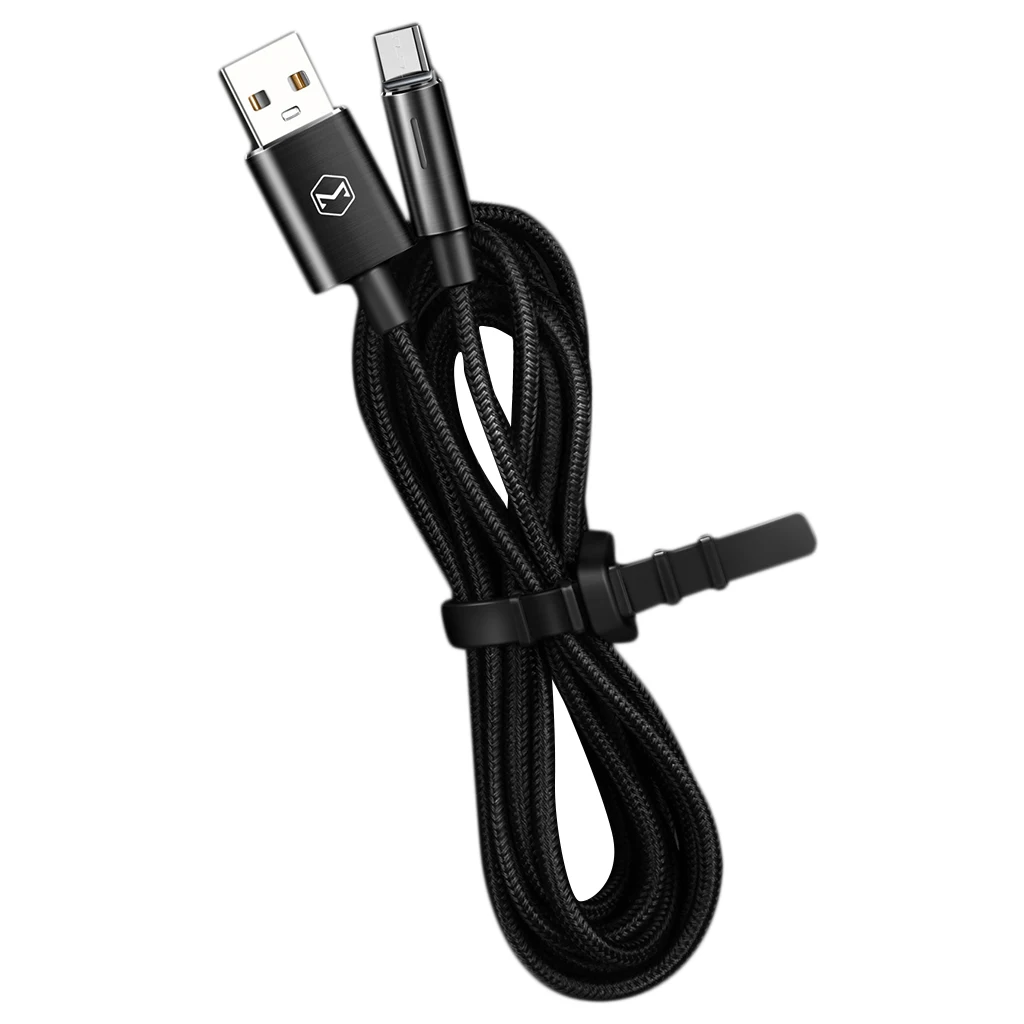 Usb-кабель для быстрой зарядки и передачи данных, черный - Цвет: 1.5M