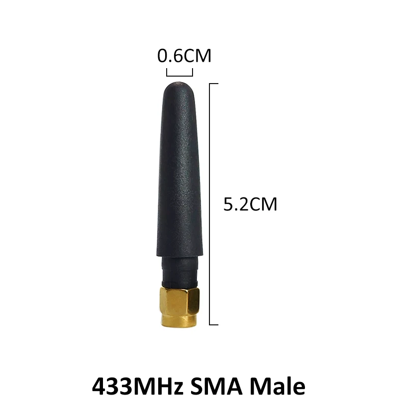 2 шт 433 МГц Антенна 3dbi SMA разъем 433 МГц направленная антенна небольшого размера Водонепроницаемая антенна+ 21 см RP-SMA косичка