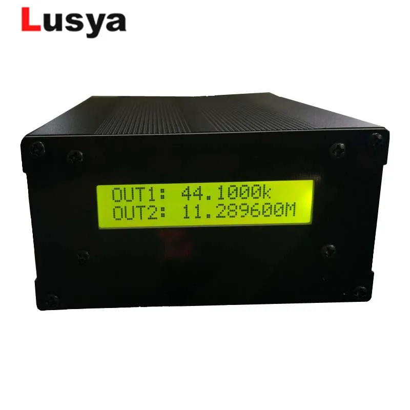 10 МГц Частотный стандарт OCXO lcd Кристалл частота генератора стандартный Регулируемый 10 K-180 M звуковые часы Soure BNC разъем