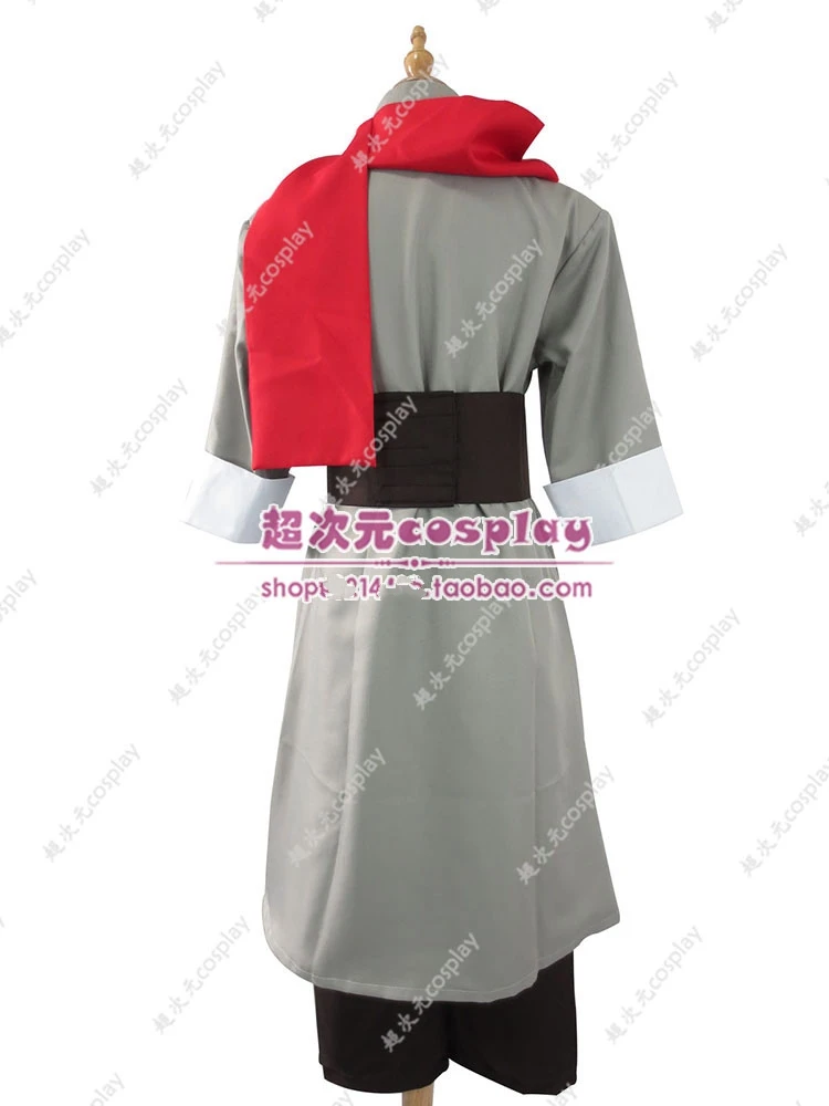 Anime Airbender Mako Cosplay Costume Grey Version Halloween Carnival Costumes For Men Women