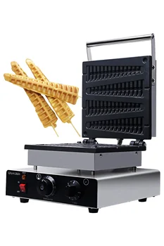 

WantJoin CE Commercial Pine shaped Belgian Lolly Waffle maker Christmas Tree 220-130V US UK Non-stick Machine Waffle Stick Maker