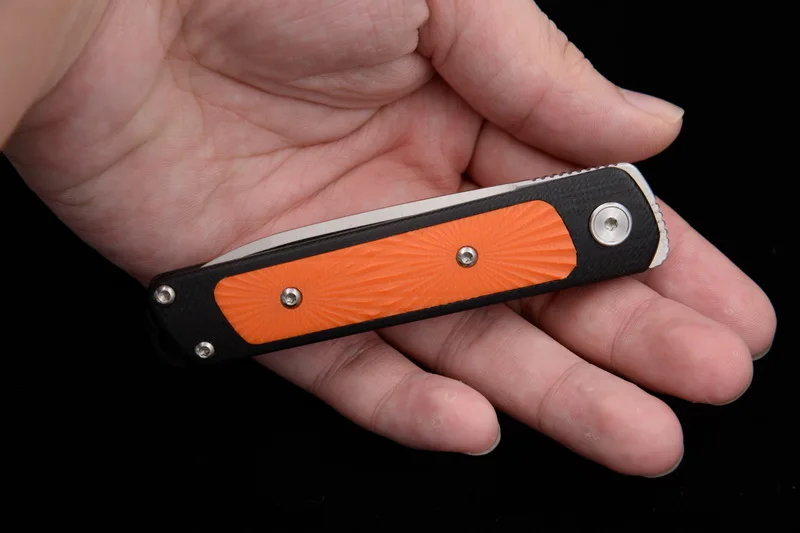 JUFULE YX622 Настоящее 14C28N стальное лезвие шарикоподшипник G10 ручка Походный Карманный фруктовый EDC инструмент джентльмен складной нож