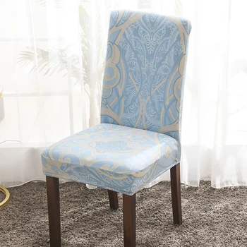 

Fashion Print Stretch Elastic Chair Cover Universal Size Hippie For Wedding Dining Room Kitchen Office Home Decor Banquet Hotel