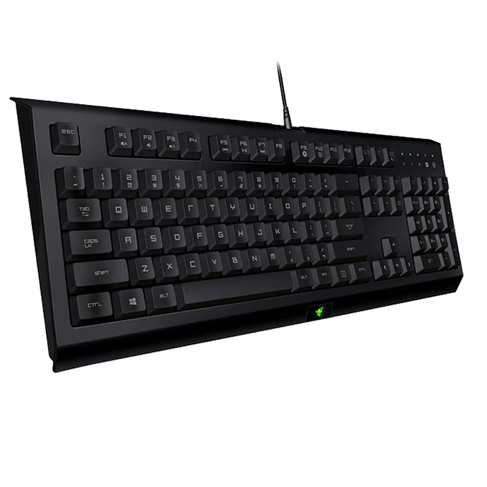 Проводная мембранная игровая клавиатура razer Cynosa без подсветки, 104 клавиш, программируемые клавиши для записи макросъемки, защита от брызг, Игровая клавиатура