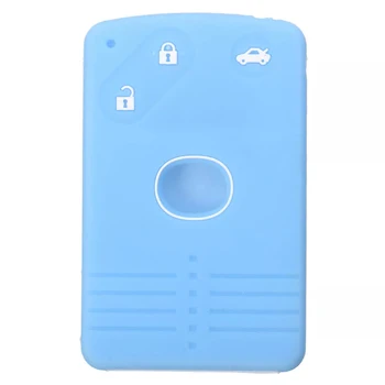 

Car Key Case Cover Silicone 3 Buttons Smart Card Key Case Cover Fob For Mazda CX-7 CX-9 2007-2009 Car Key Decoration Protection