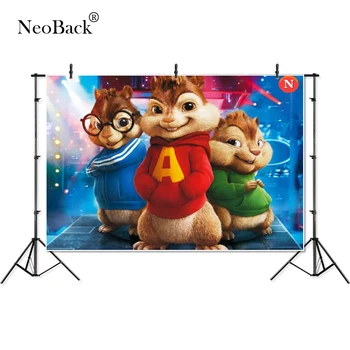 

Thin Vinyl Alvin and Chipmunks Simon Cute Children Kids Baby Photography Backgrounds Professional Indoor Studio Photo Backdrops