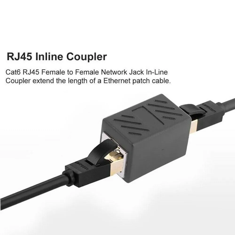5x RJ45 встроенный соединитель Cat7 Cat6 Cat5e Ethernet LAN Сетевой кабель адаптер патч-корд адаптер конвертер