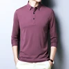 2022 New Polo Shirt Men Cotton Long sleeve Polo Shirts Male Classic Solid Colors Slim Fit Tee shirt Homme Men Clothing T894 ► Photo 3/6