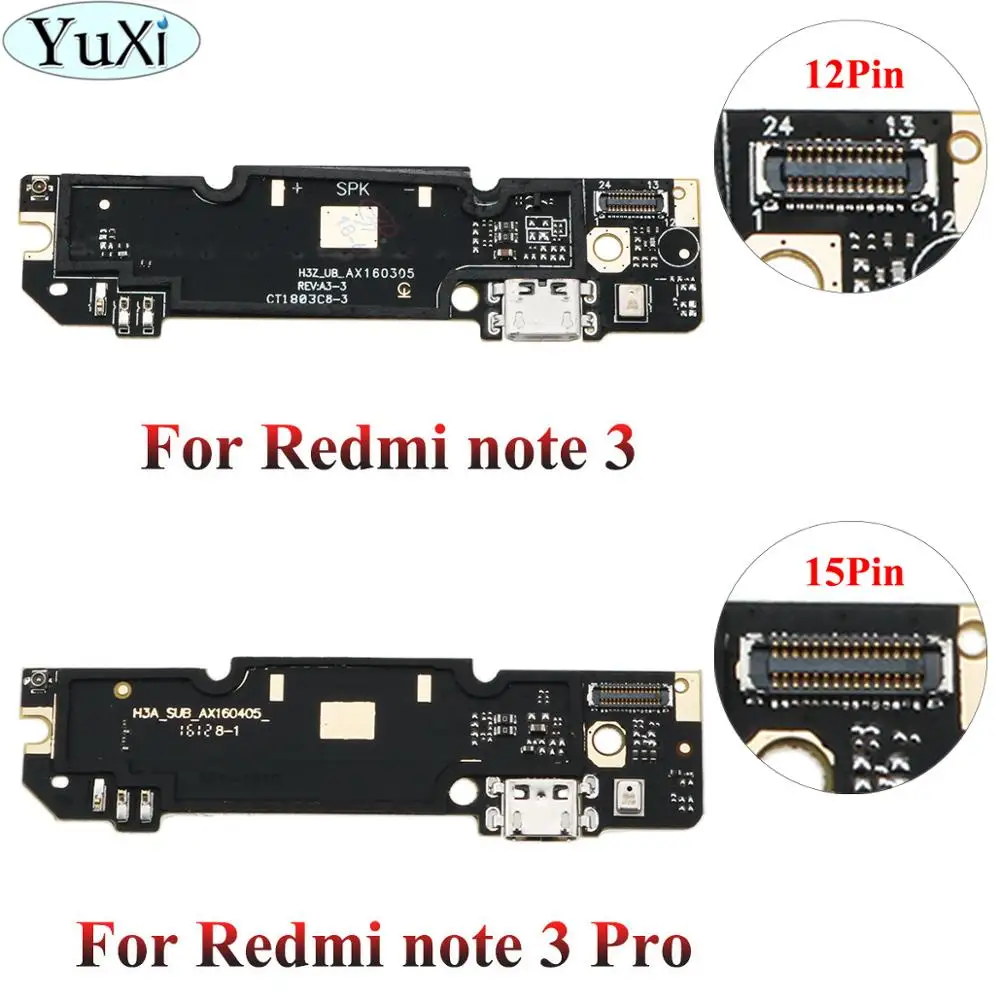 YuXi для Xiaomi redmi note3 / note 3 pro микрофонный модуль зарядное устройство порт зарядки