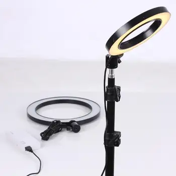 

Photography Ring Light Mini LED Selfie Lamp Studio Photography Photo Lighting Fill Light 160 / 260MM With 3 Light Stand Options