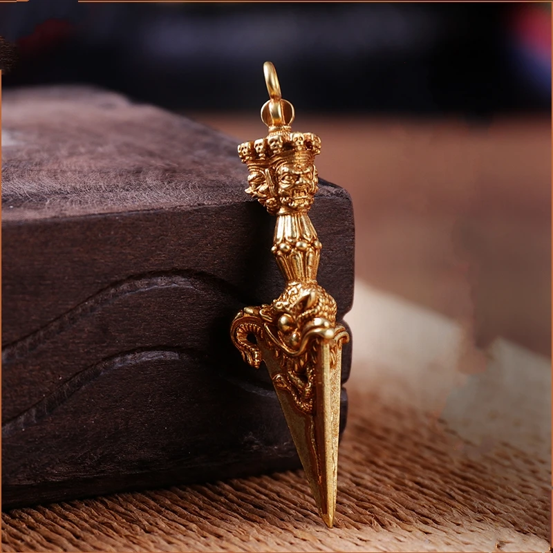 Prayer Amulet Pendant Vajra-Jue Vajrakila Phurpa Dorje | Дом и сад