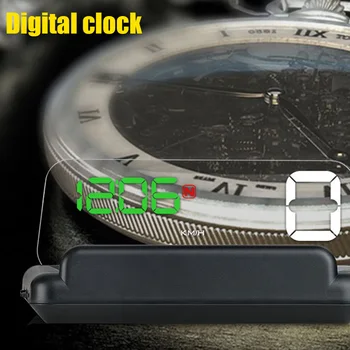 

Safety Altitude Vehicle Car Speedometer Mileage Digital Head Up Display Universal Diagnostic Tool HD Projection Gauge With GPS