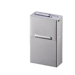 20 étuis à cigarettes en métal, avec chargeur USB allume cigare coupe vent porte Cigarette (peut être gravé) 