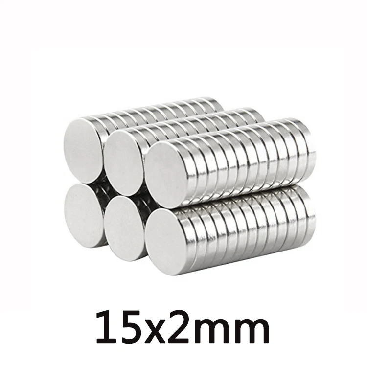 20/30/50pcs 15x2 Mm Super Strong 15mmx2mm Permanent Small Round