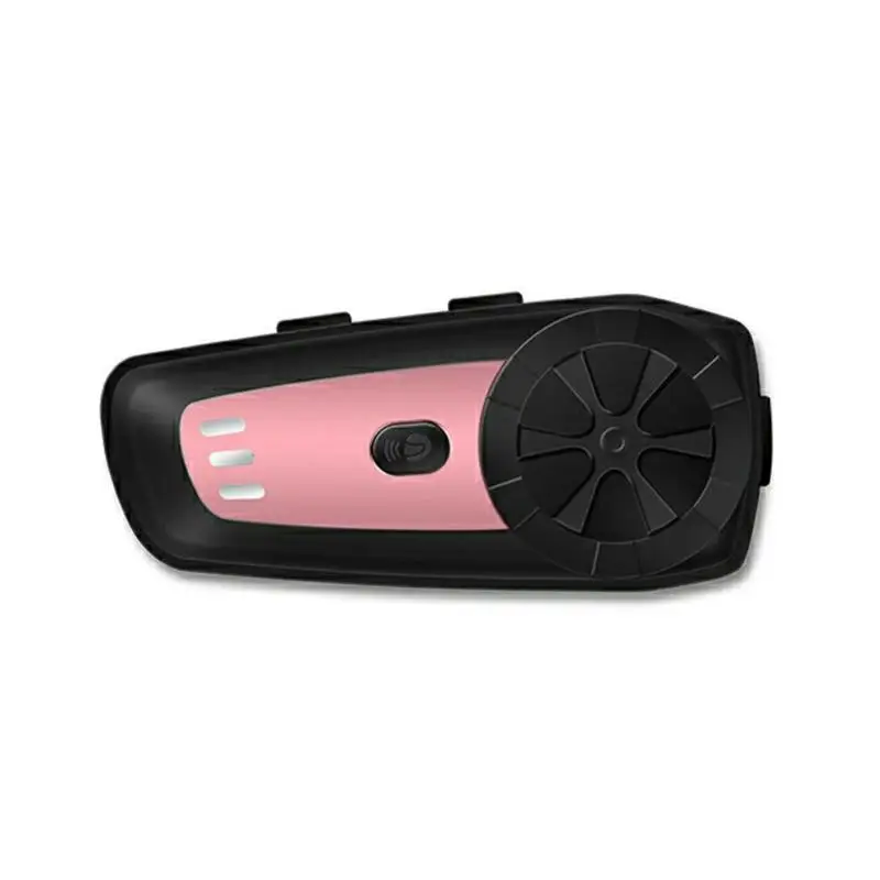 Pink CAREUD M6 мотоциклетный Bluetooth шлем гарнитура беспроводной Интерком переговорные долгий срок службы батареи шумоподавление длительный срок службы - Цвет: Pink