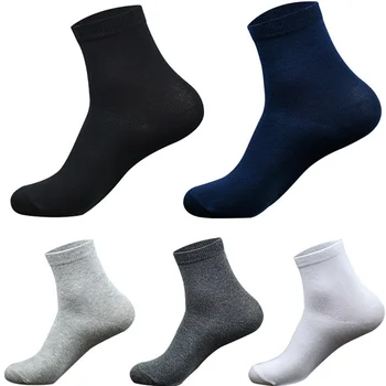 

Classic pure color Men's Cotton Socks New styles Black Business Men Socks Breathable and soft cotton for Autumn Winter