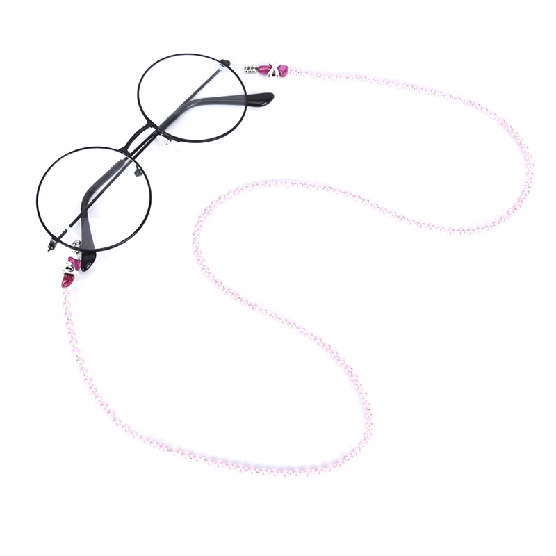 Fashion Imitation Pearl Beaded Sunglass Reading Glasses Eyeglasses Chain Cord Holder Rope For Men Women Beaded Eyeglass Chains