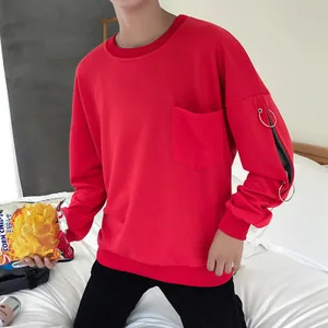 Осенняя одежда стиль Slim Fit замша Мужская куртка тренд Молодежная вышивка стоячий воротник куртка пальто Мужская