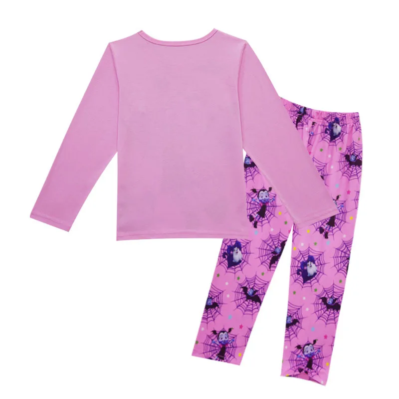 kids girls pajamas sets vampirina pyjamas kids pijama vampirin sleepwear home clothing cartoon Baby pijama set Halloween clothes cosplay costume halloween dress outfit