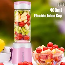 400 мл 6 лопастей USB портативная перезаряжаемая электрическая соковыжималка чашка 30s Быстрый сок смузи для блендер миксер мини сок чашка