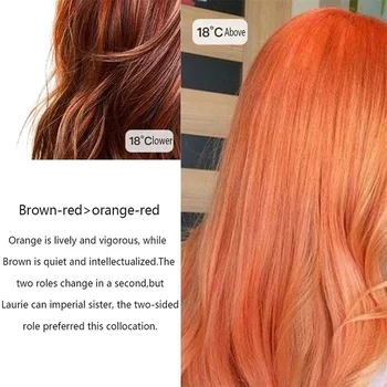 

8 Color Changing Hair Dye Mild Temperature Changing Hair Disposable No Irritate No Hurt Hair 120g NShopping
