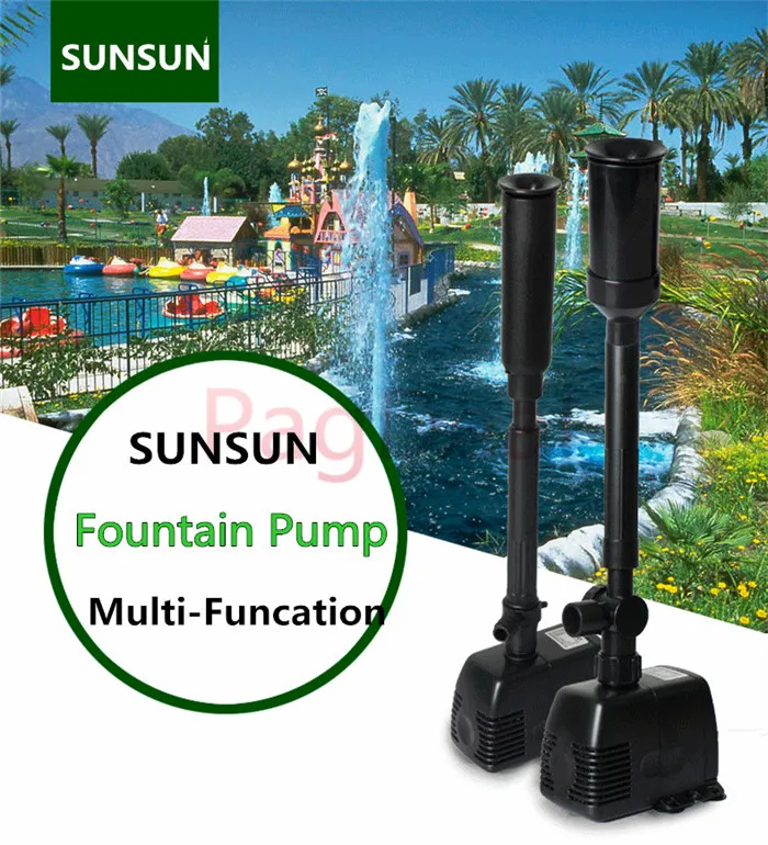 SUNSUN 8W 40W Садовый пруд декоративный мини водяной фонтанный насос погружной