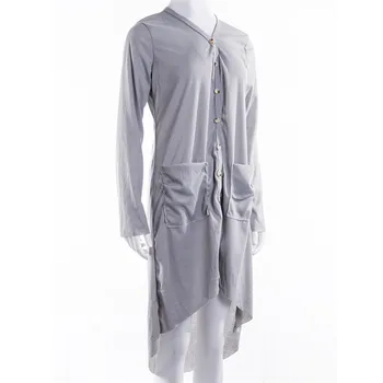 

New 2019 Women Outwear Fashion Long Sleeves Loose Casual Knitted Cardigan Coats Autumn Sexy Female V-neck Long Buttons Coat Hot