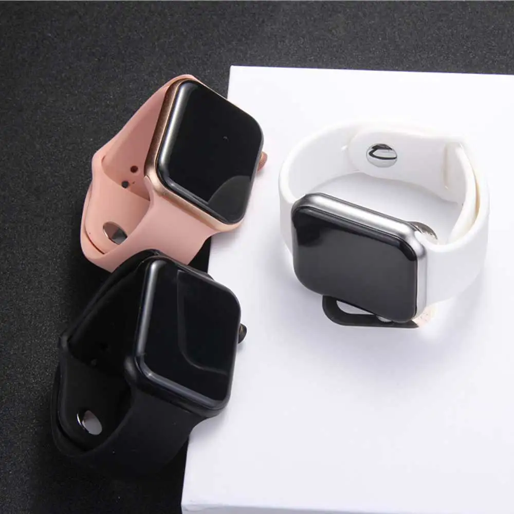 F10 Smart Horloge Full Touch Screen Hartslag Bloeddruk Bluetooth Sport Tracker Fitness Horloges voor Android IOS