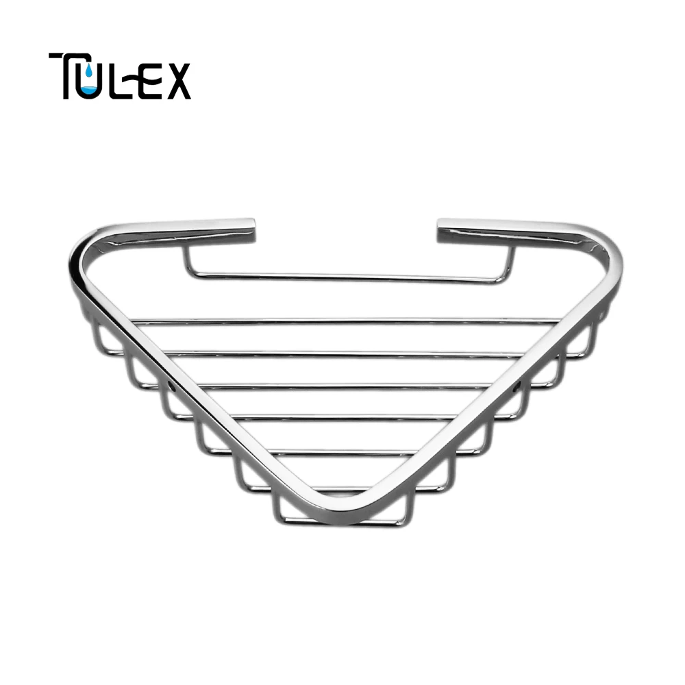 TULEX полки для ванной комнаты душевая Корзина настенный угловой Стеллаж корзина для хранения из нержавеющей стали зеркальная полировка