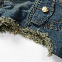 Мужской корейский стиль, приталенный тренд, Мужская одежда, джинсовый жилет, плюс размер, Мужская одежда, жилет с дырками, повседневный жилет