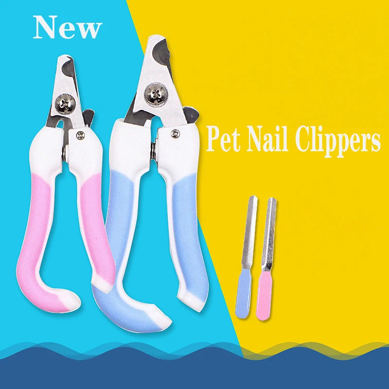 Cortador de uñas para perros profesional, Gato, tijeras para aseo de acero inoxidable, Tijeras para uñas con cierre