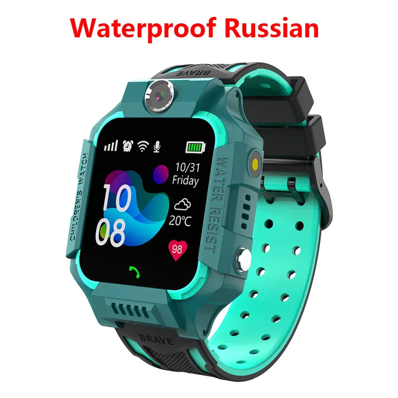 Option 4 Подарки для детей и студентов Z6, умные часы, домофон, локатор, сенсорный экран, умные часы, gps Пульт дистанционного управления, наручные часы для детей - Цвет: Option 4