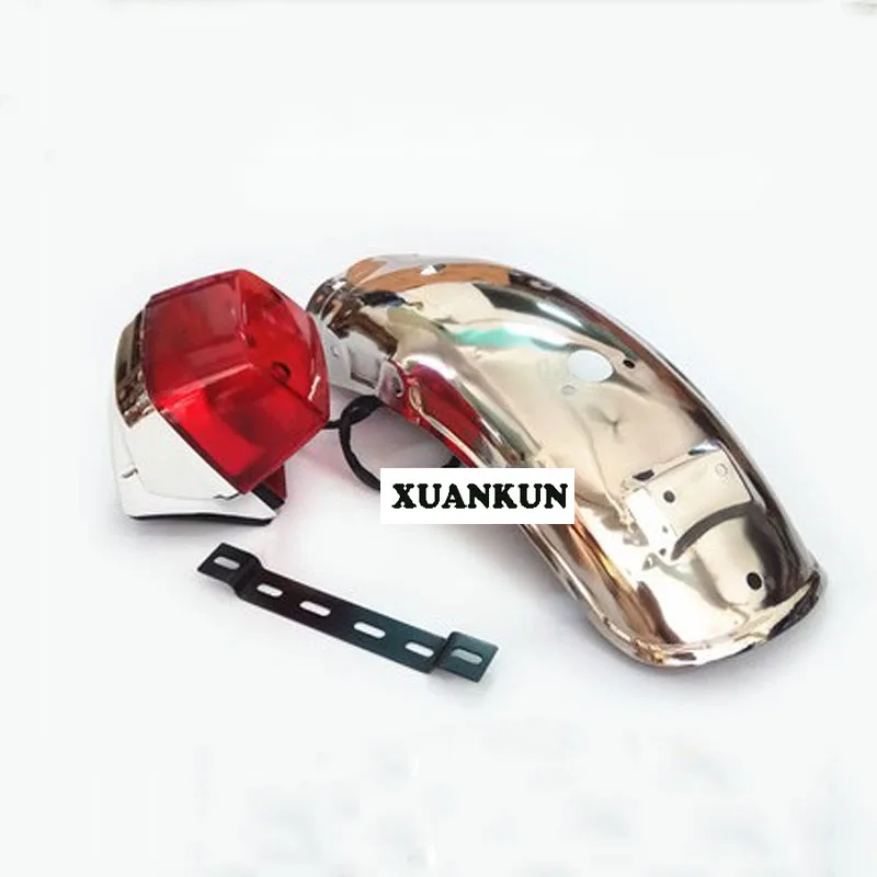 GN125 オートバイ修正されたリア泥プレートテールライトキット HJ125