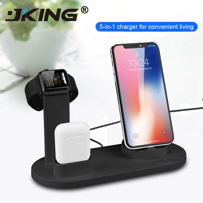 JKING зарядная док-станция кронштейн подставка держатель для iPhone X XR XS MAX 8 7 6S Plus 5S Apple
