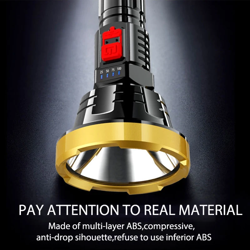 100000LM P700 Powerful LED Tactical Flashlight Long Range 1000m - Image 3