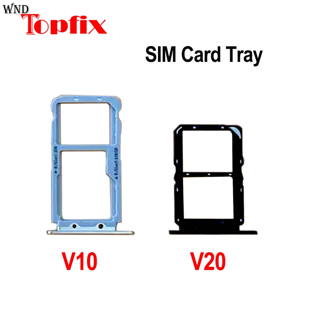 

For Huawei Honor View 20 SIM Card Holder Tray Card Tray Holder Slot Adapter Honor V10 SIM Card Tray Repair Parts V20 SIM Tray