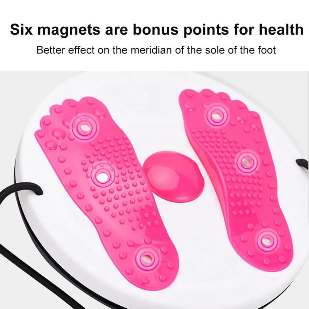 Twist Waist Disc Fitness Slim Rotating Plate Abdomen Exerciser with Pull Rope Twist Boards Yoga Equipment