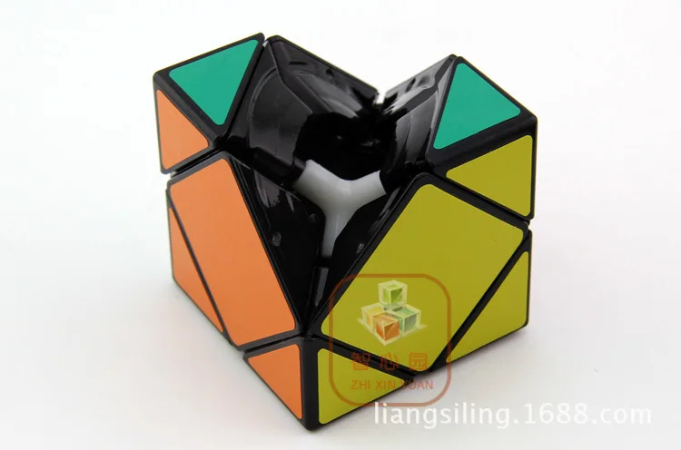 [Kathrine Ramp Turn Rubik's Cube черный и белый с узором] Катрин рампа поворот Кубик Рубика косой бурение нестандартный куб B