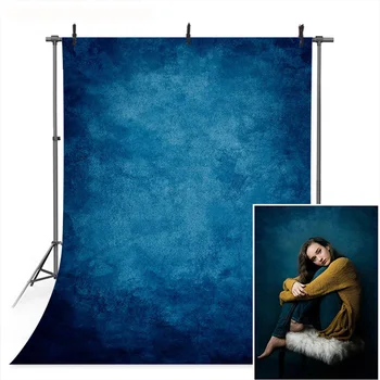 

Dark Blue Abstract Backdrop for photography portrait Microfiber Head Shots Old Master photo shoot background studio photocall